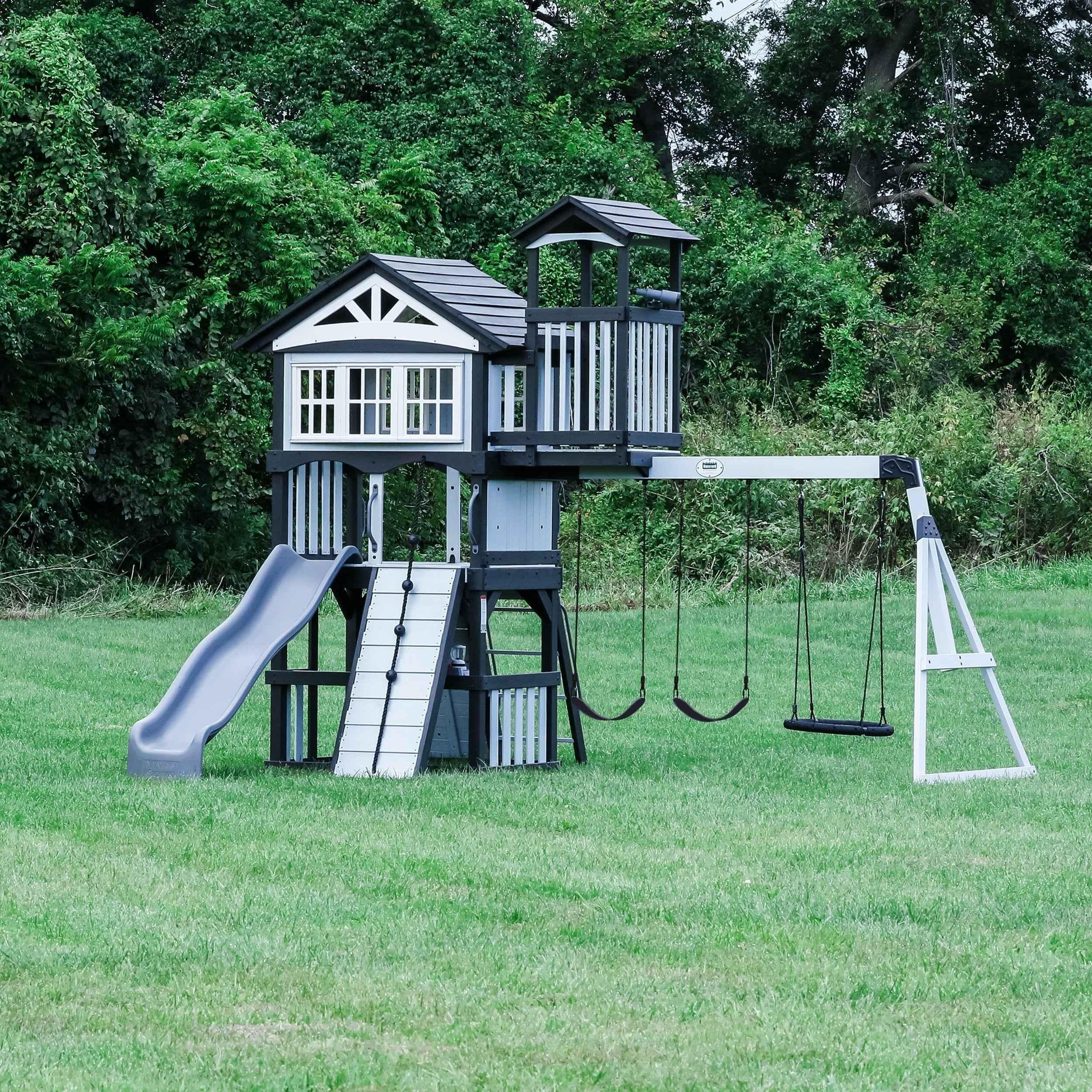 Backyard Discovery Whispering Point Swing Set.