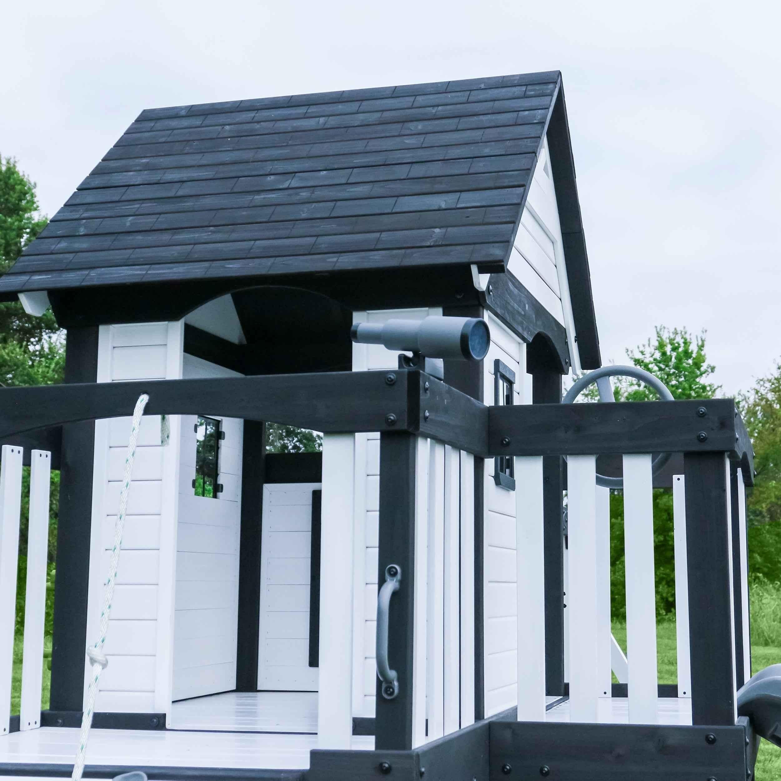 Backyard Discovery Canyon Creek Swing Set – White.