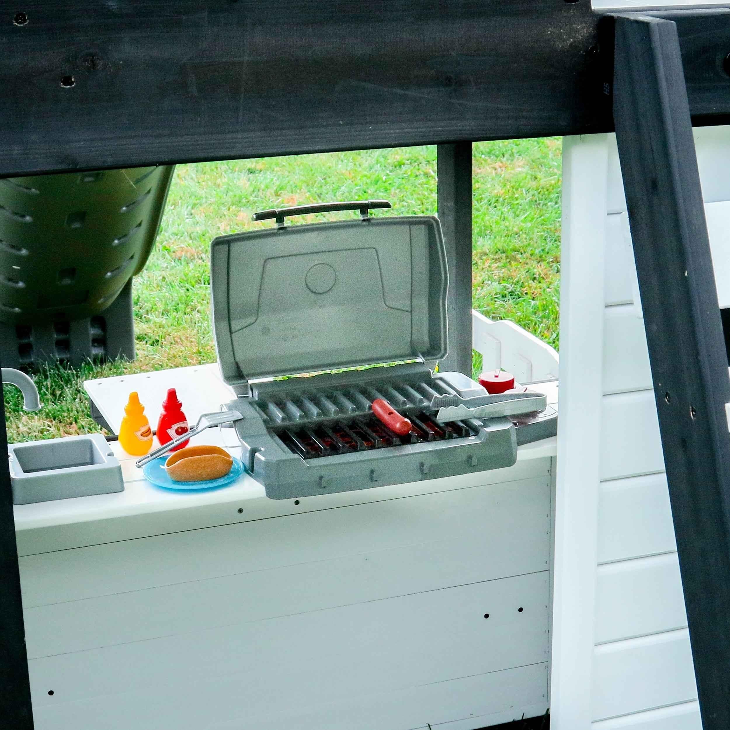 Backyard Discovery Canyon Creek Swing Set – White.