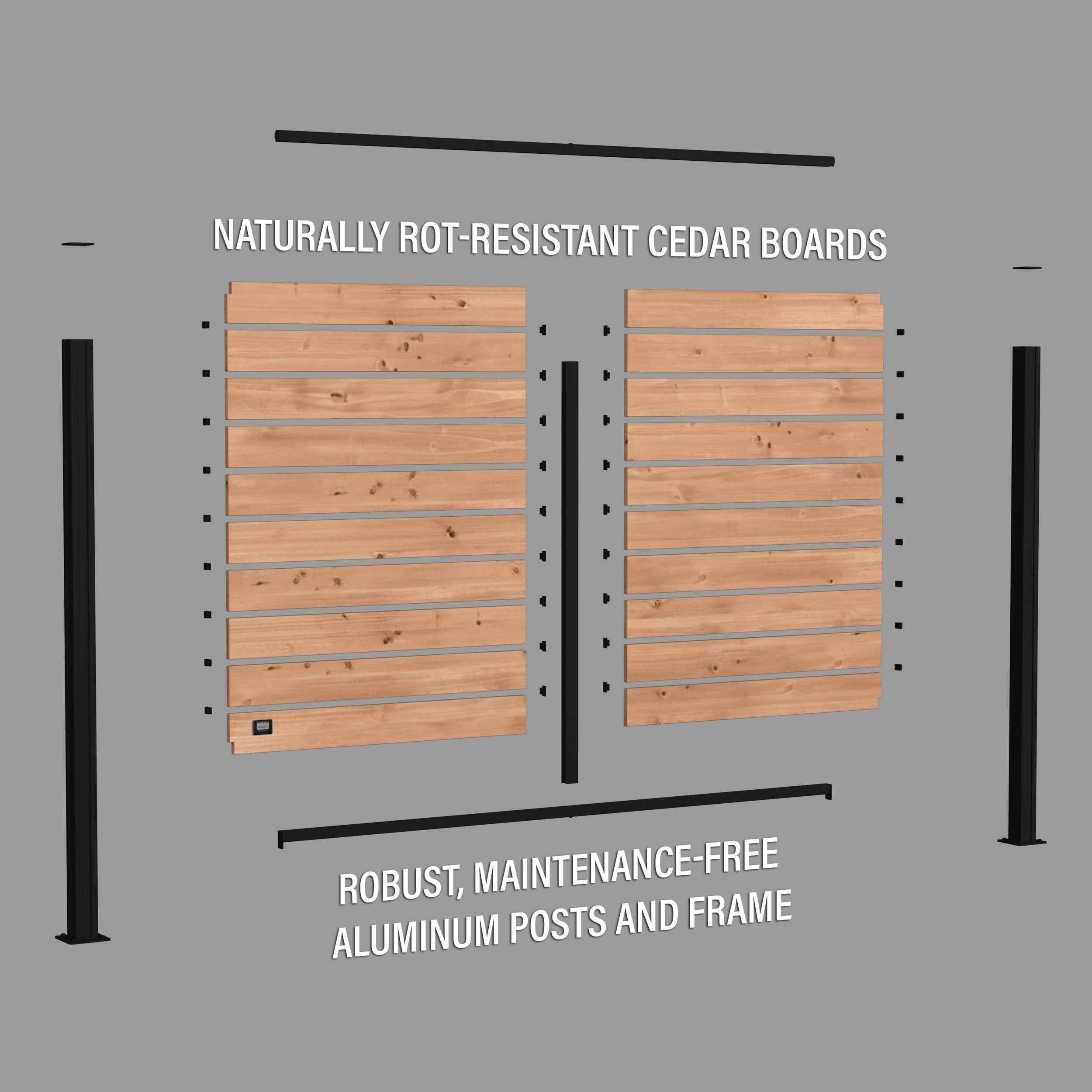 Backyard Discovery Privacy Wall 8x6.