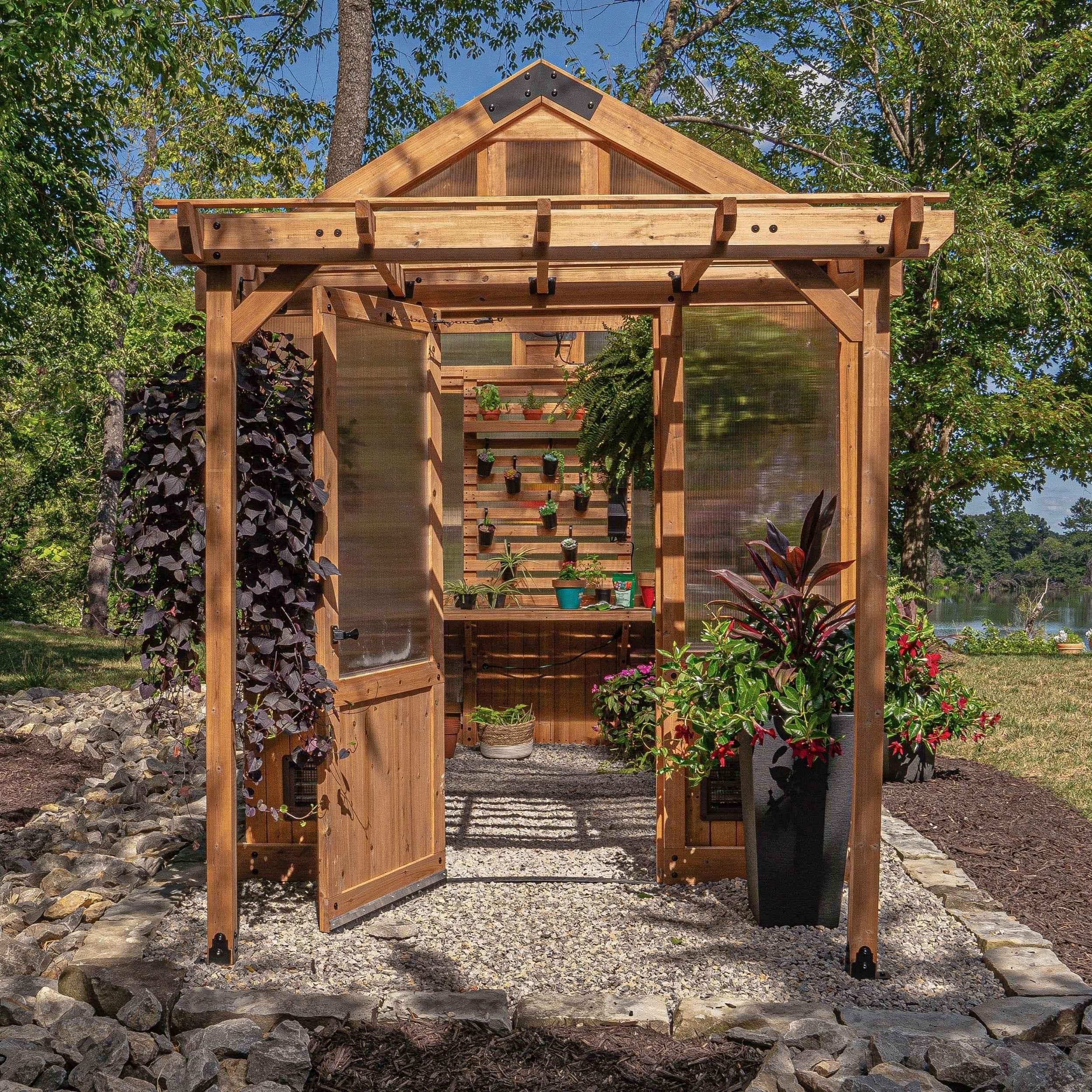 Backyard Discovery 11x7 Bellerose Greenhouse.