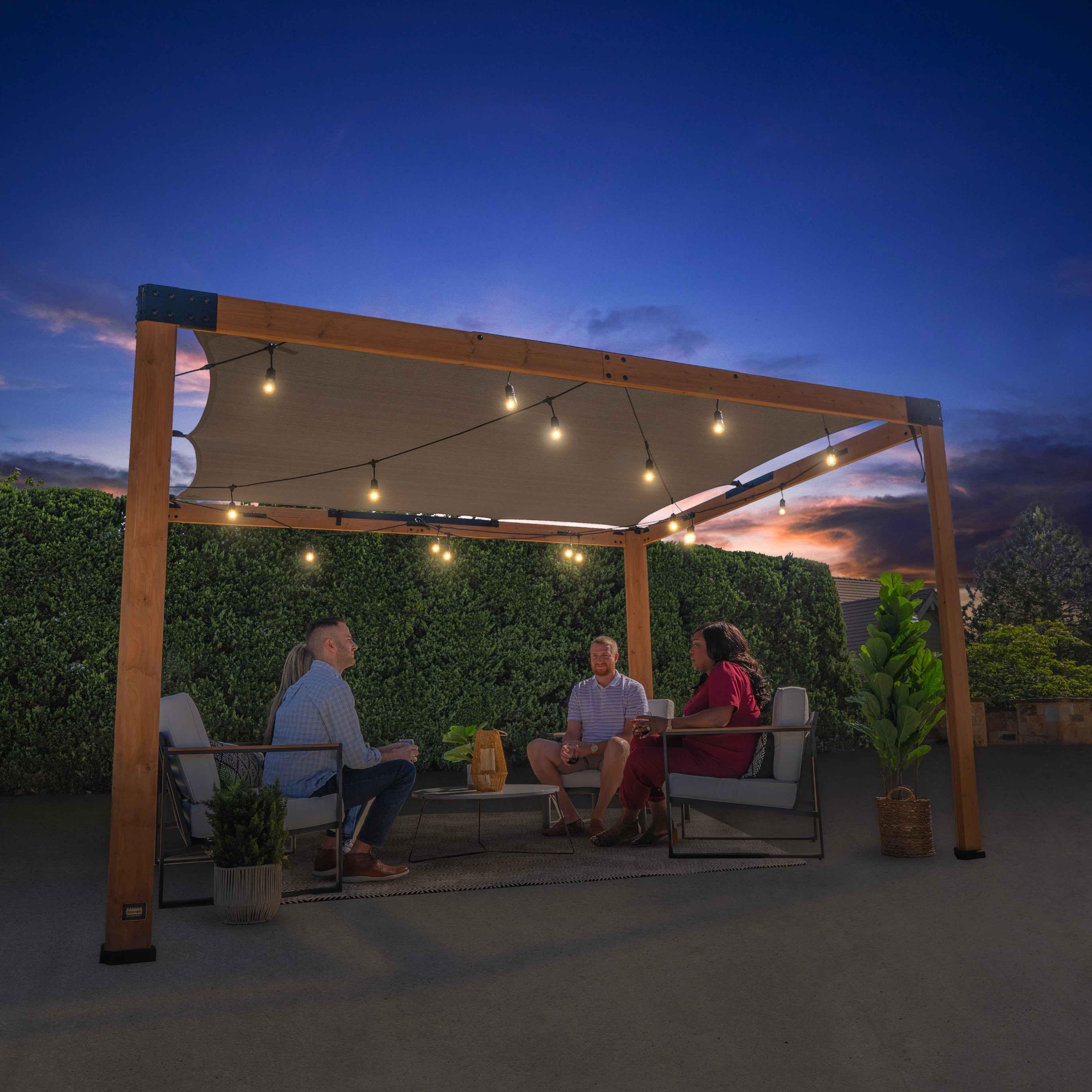 Backyard Discovery 12x10 Brendan Sail Shade Pergola.