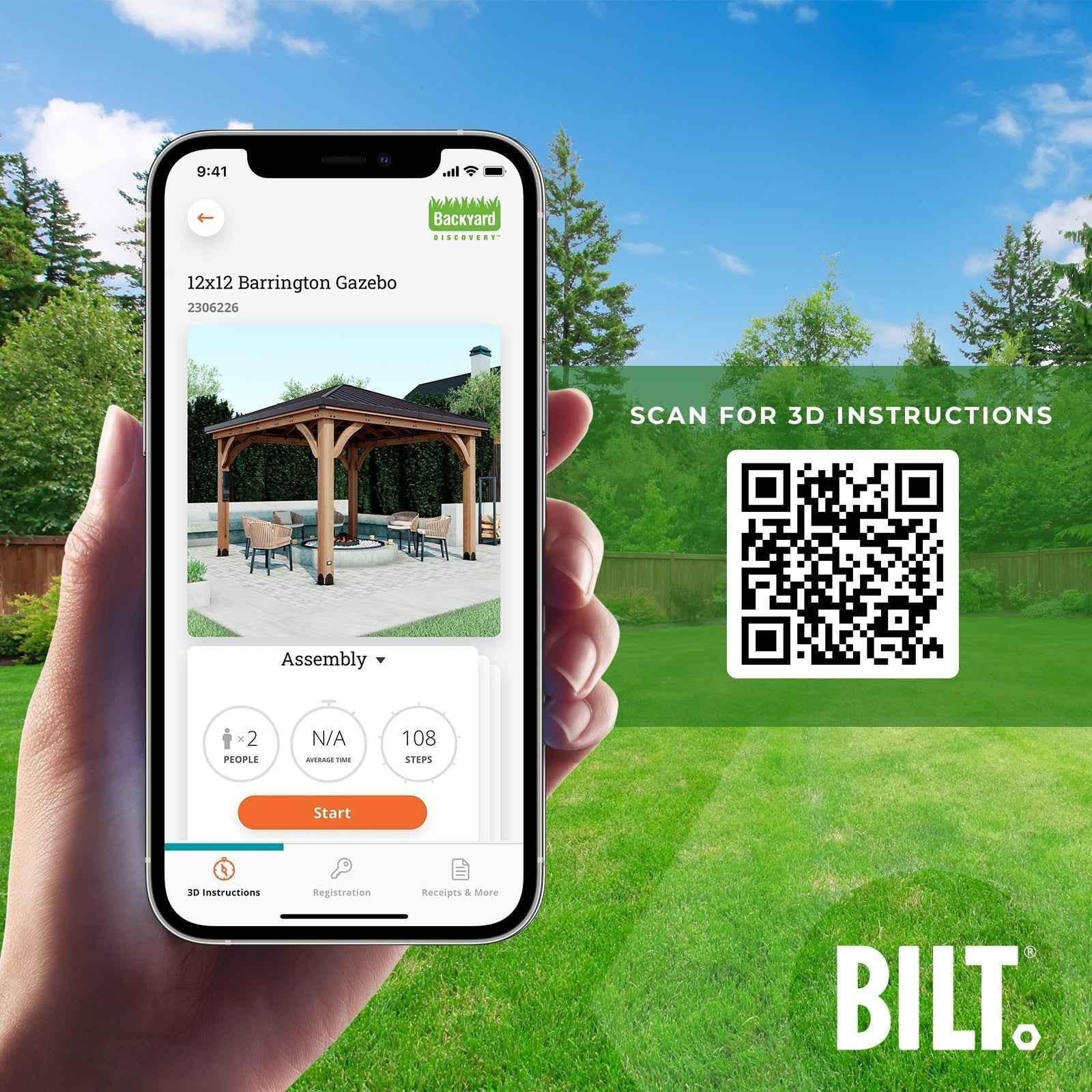 Backyard Discovery 12x12 Barrington Gazebo.