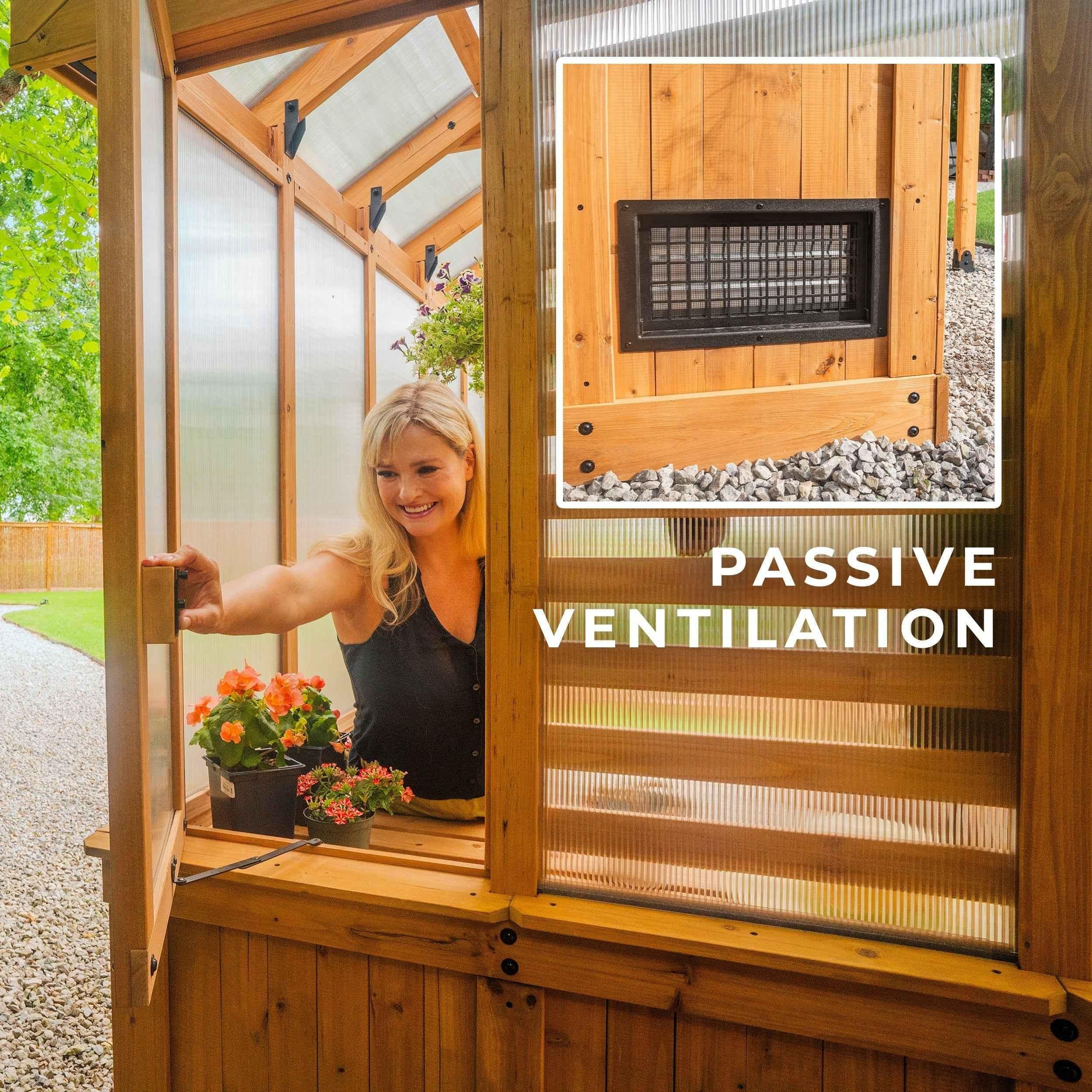 Backyard Discovery 9x6 Bellerose Greenhouse.