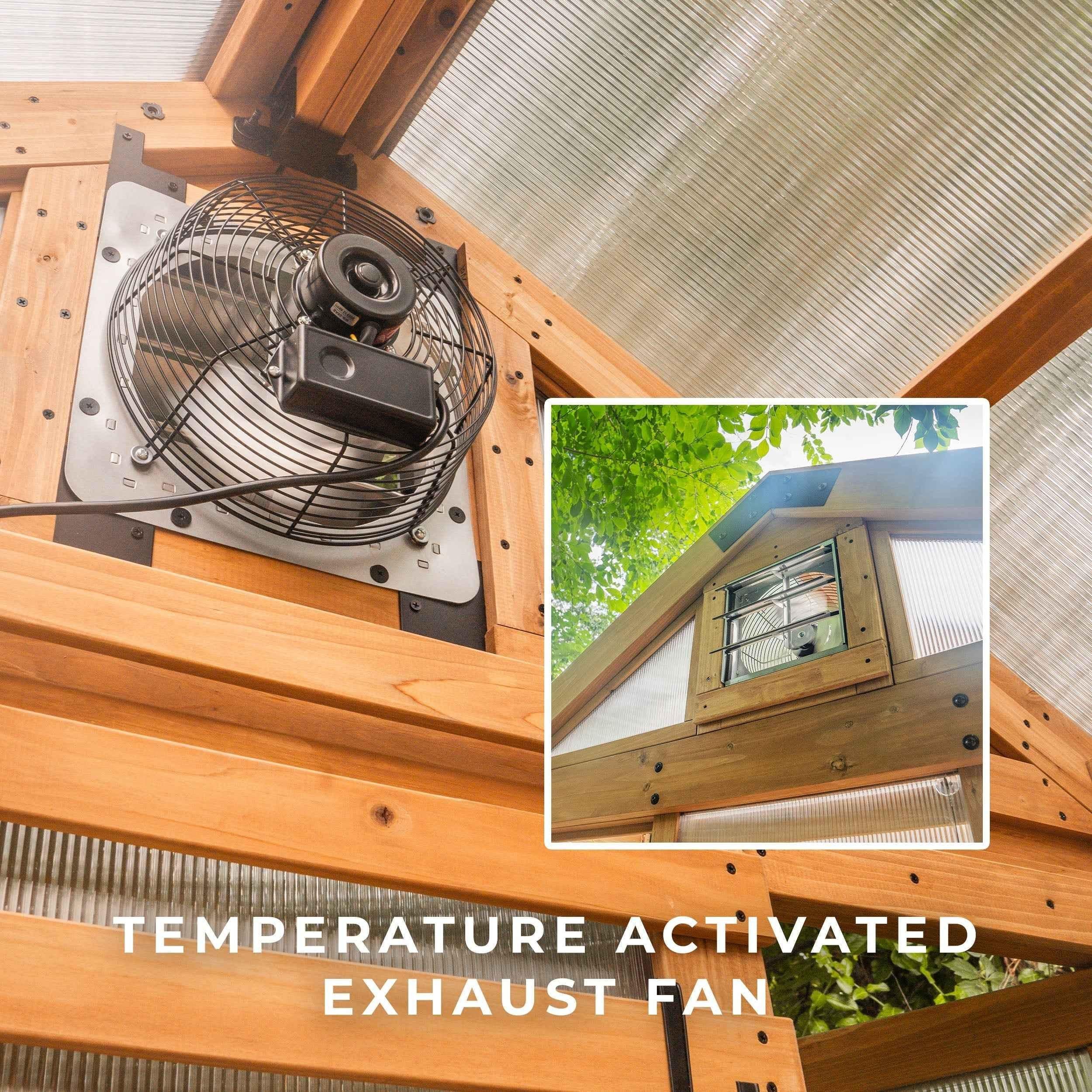 Backyard Discovery 9x6 Bellerose Greenhouse.