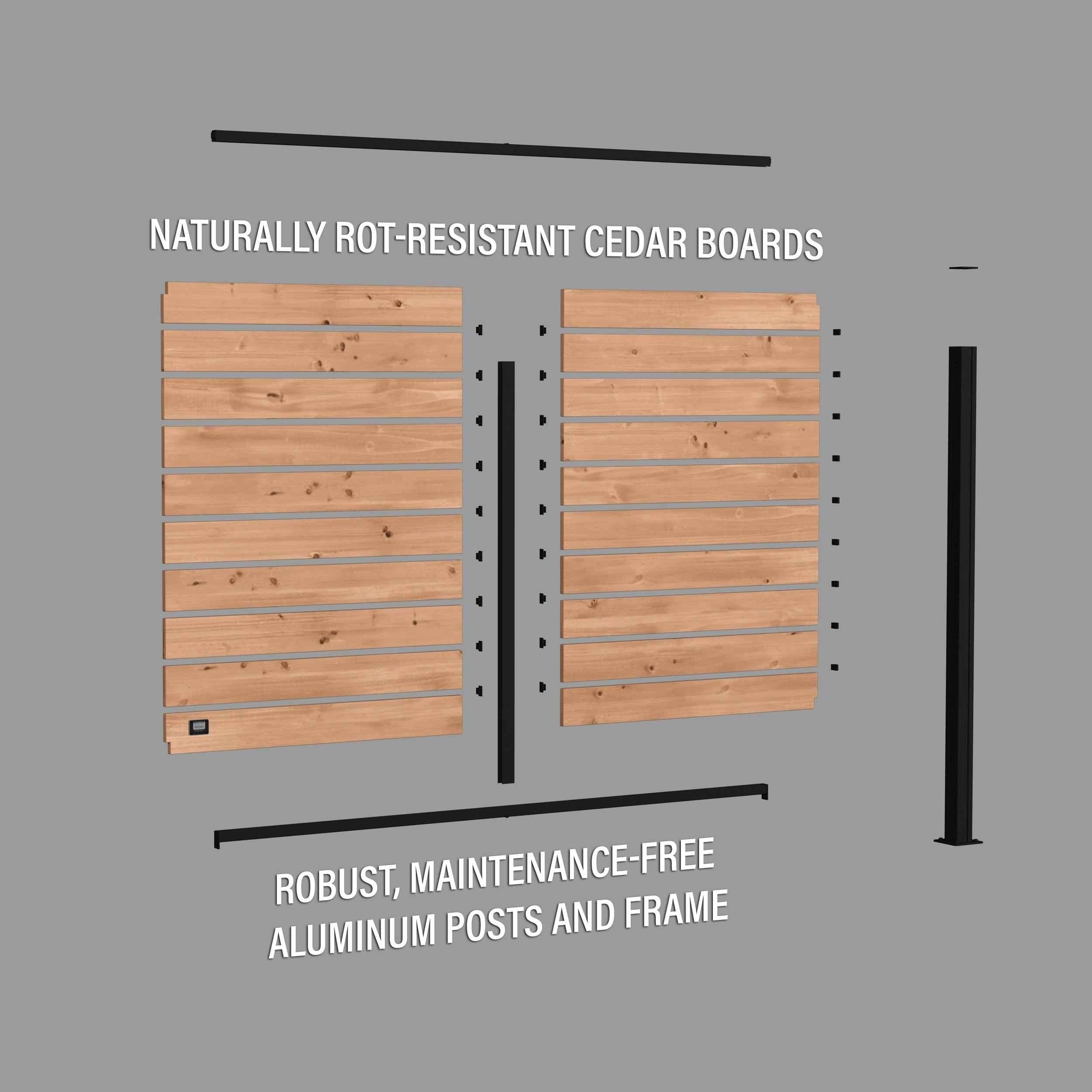 Backyard Discovery Privacy Wall Add-on Kit.