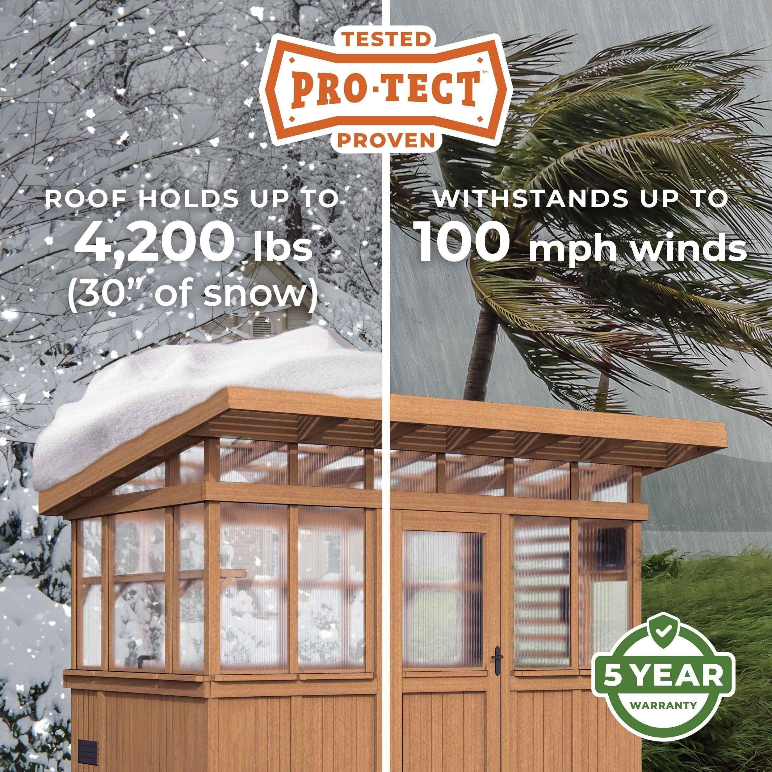 Backyard Discovery 11x7 Poppy Greenhouse.