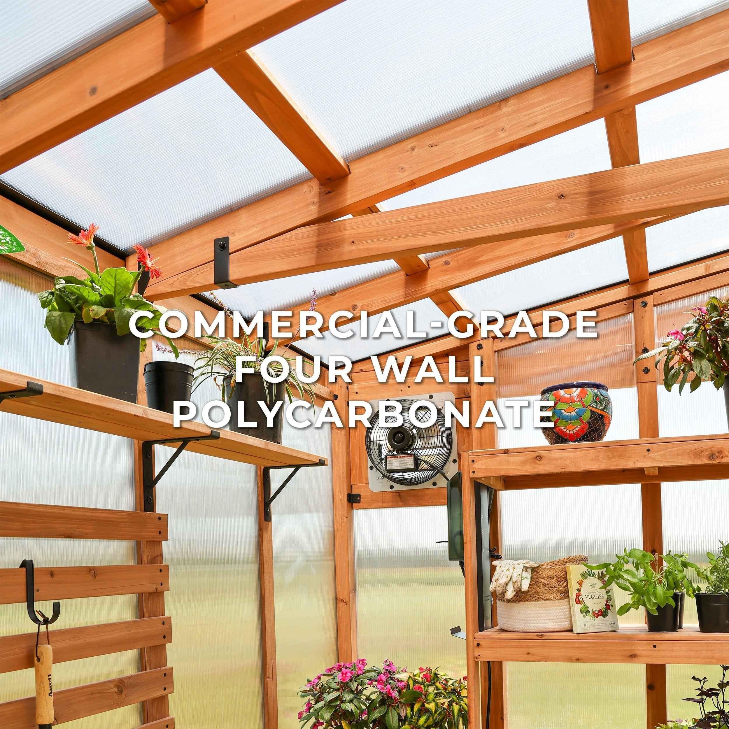 Backyard Discovery 11x7 Poppy Greenhouse.