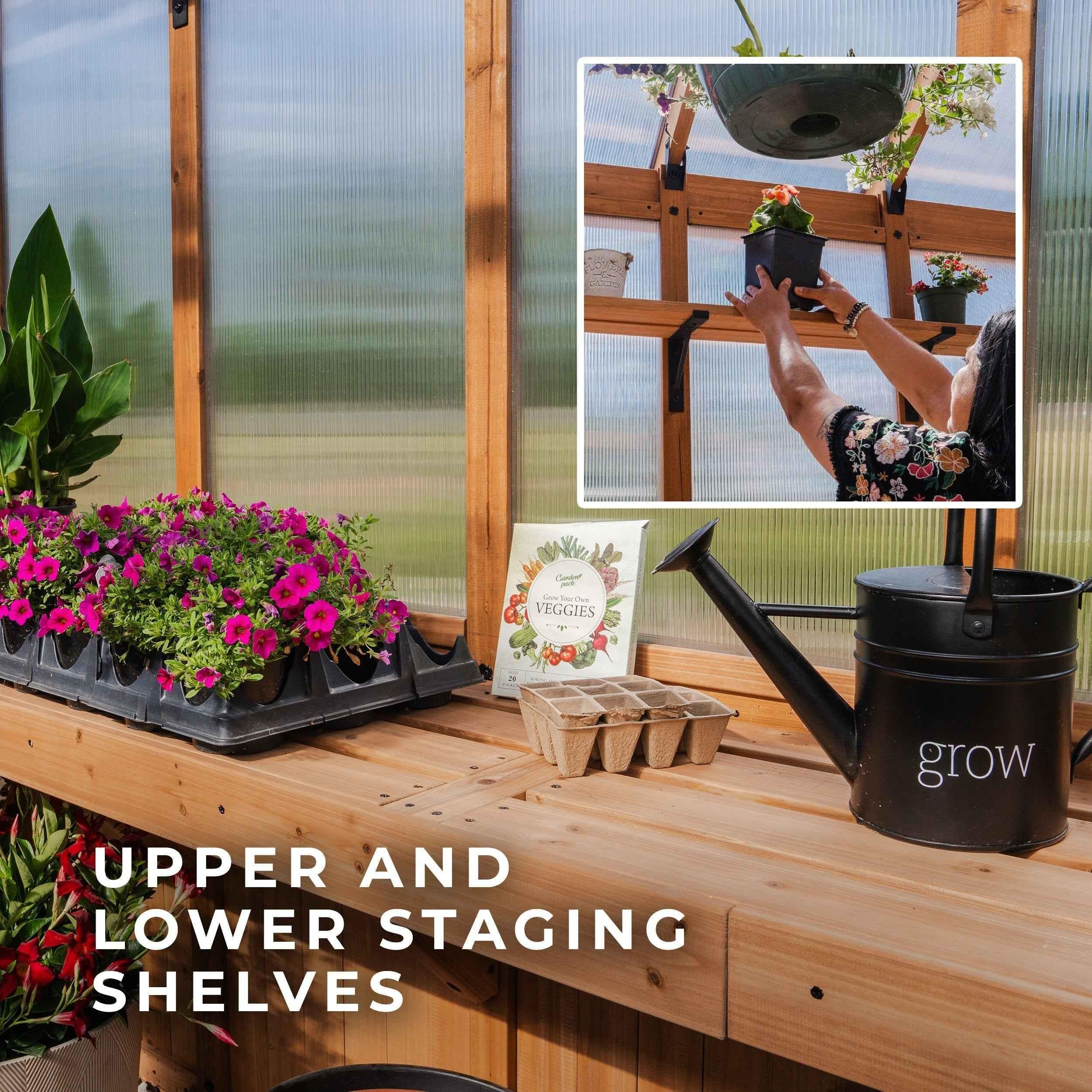 Backyard Discovery 13x11 Bellerose XL Greenhouse.