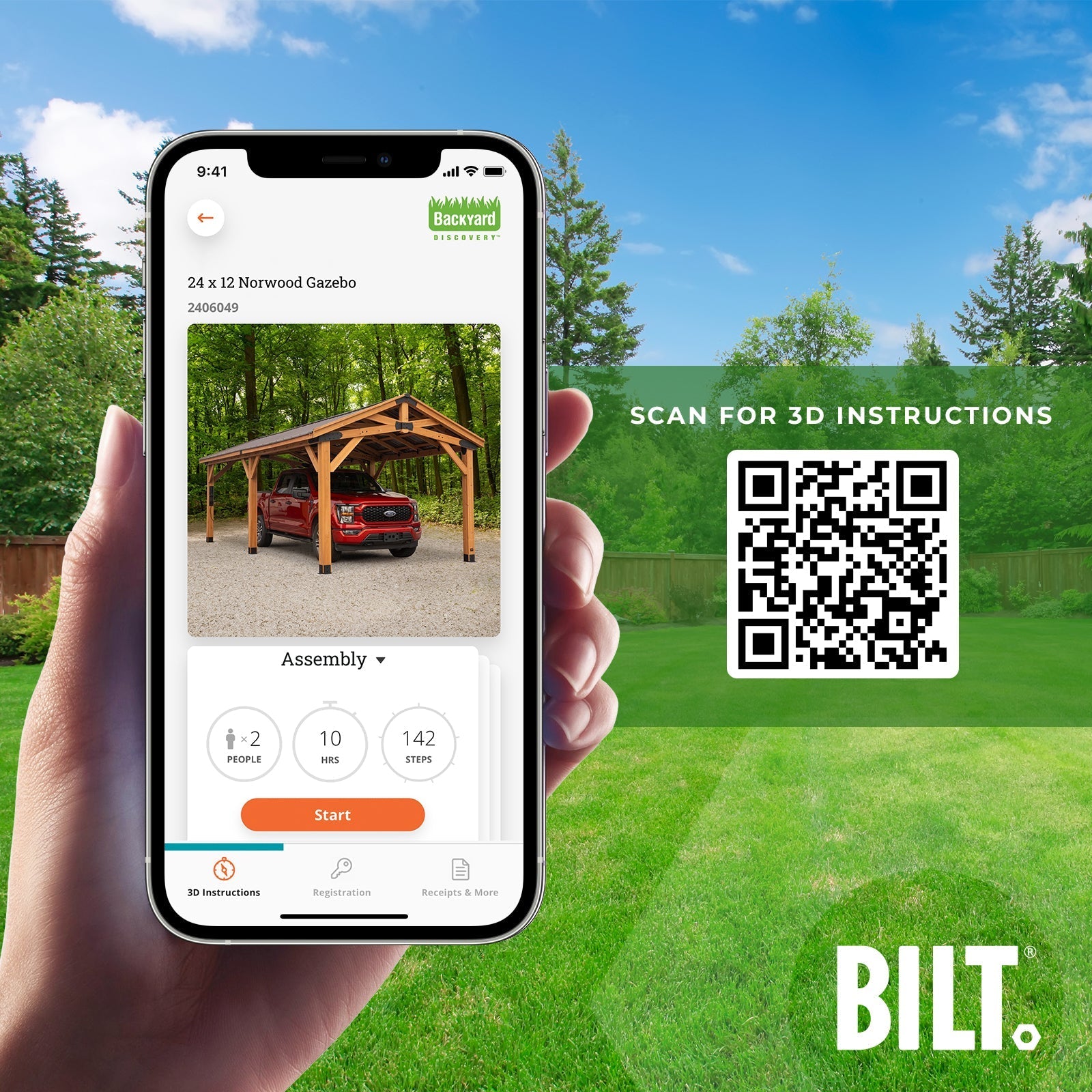 24x12 Norwood Carport BILT App