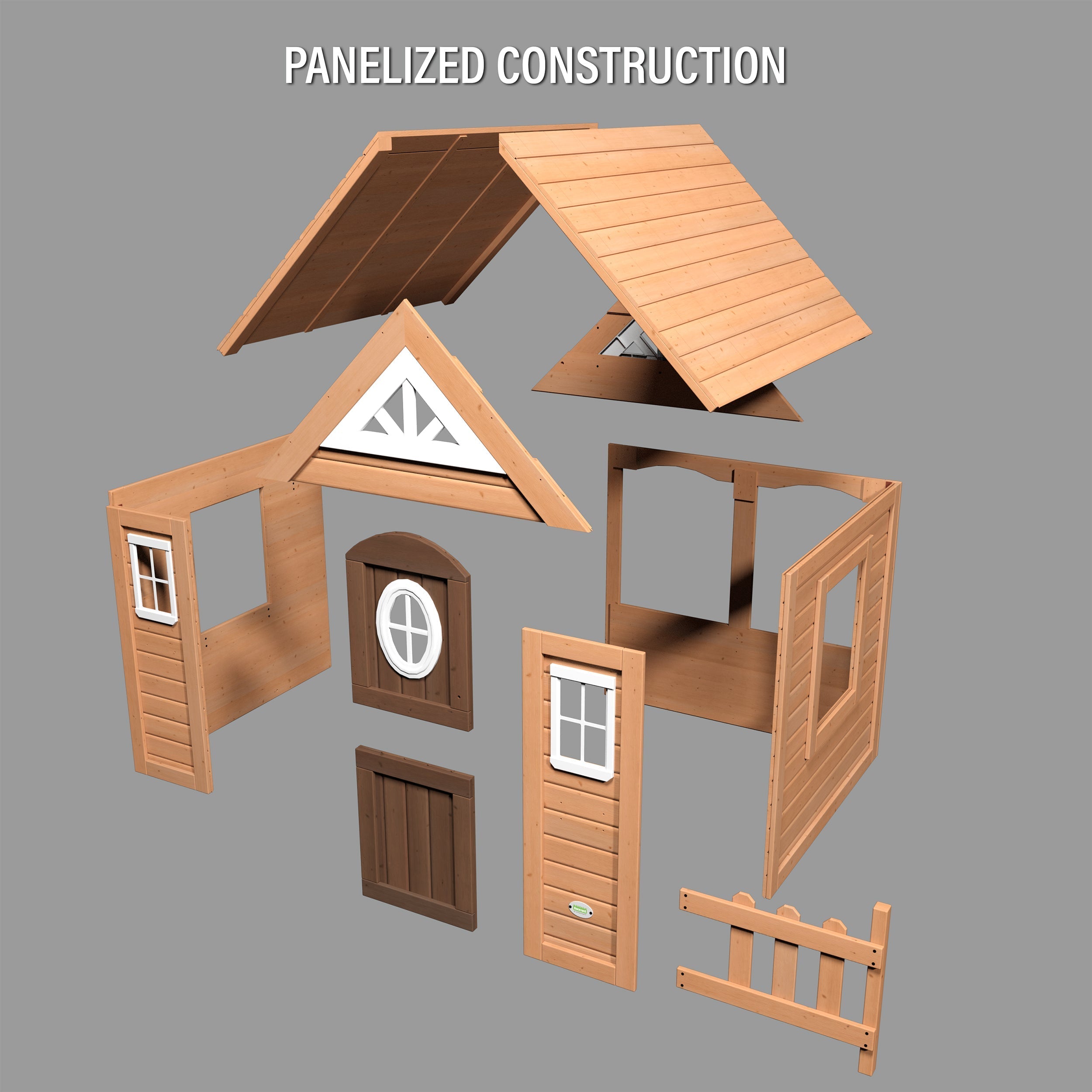 Aspen Playhouse Exploded View