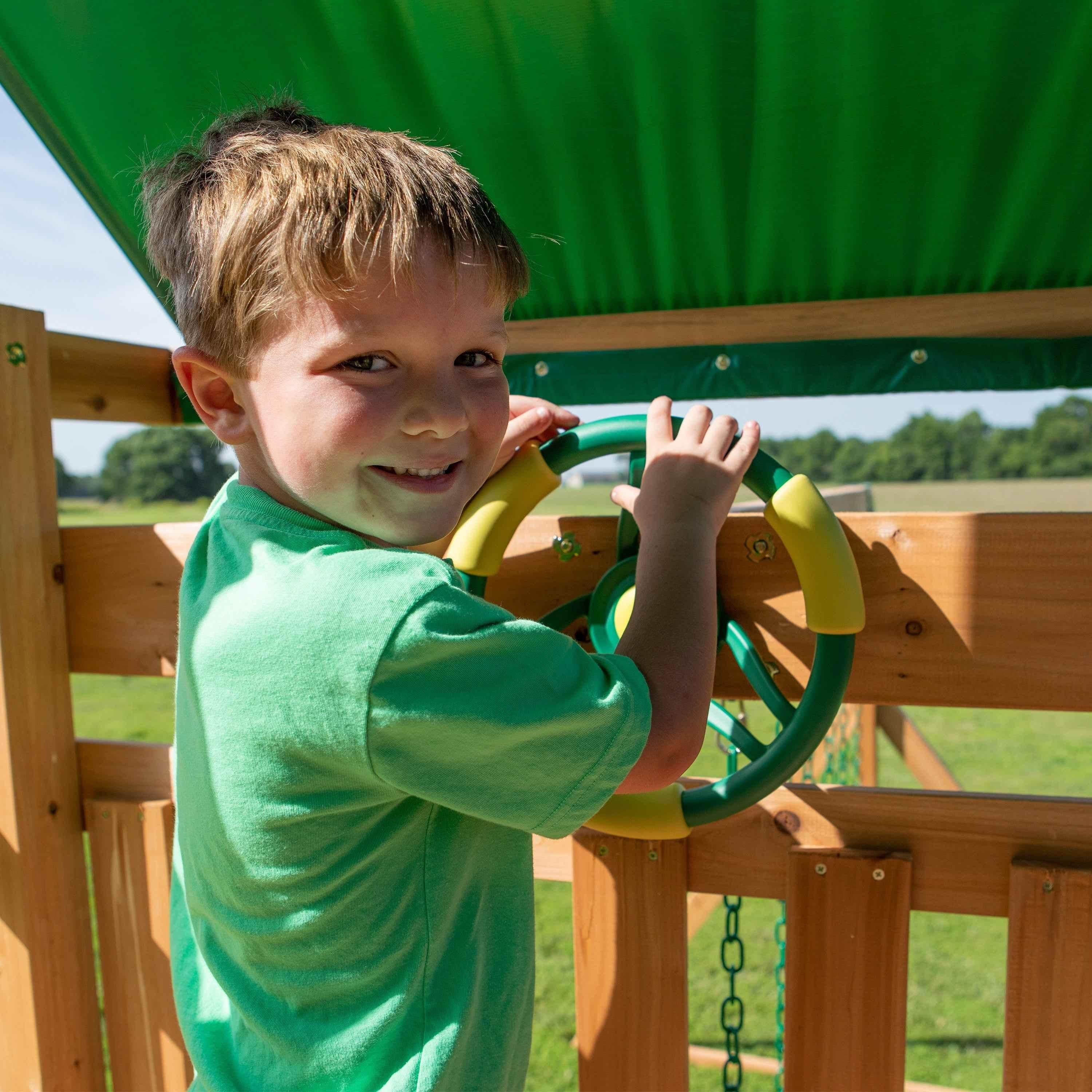 Backyard Discovery Mount McKinley Swing Set.