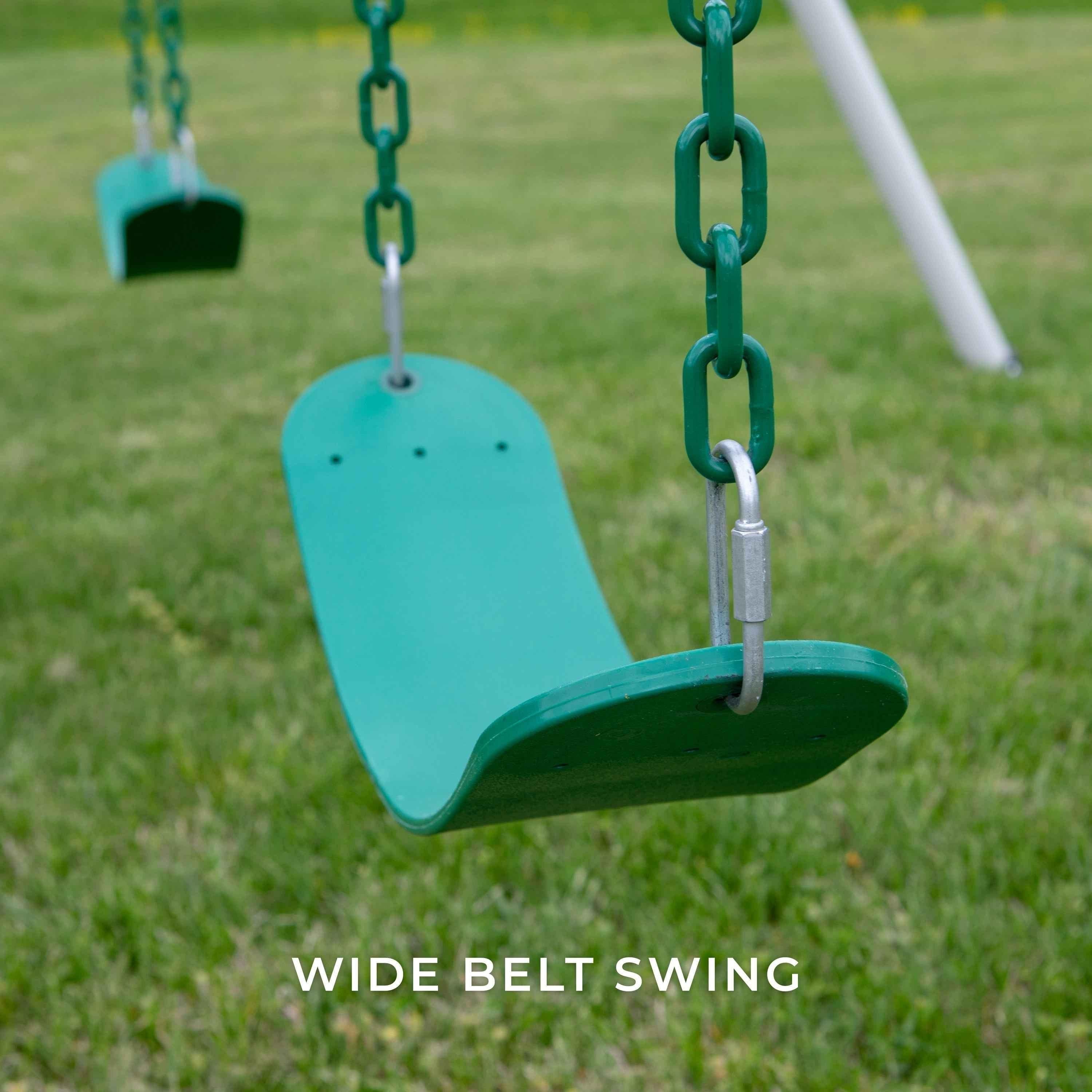 Backyard Discovery Big Brutus Heavy-Duty Metal A-Frame Swing Set.
