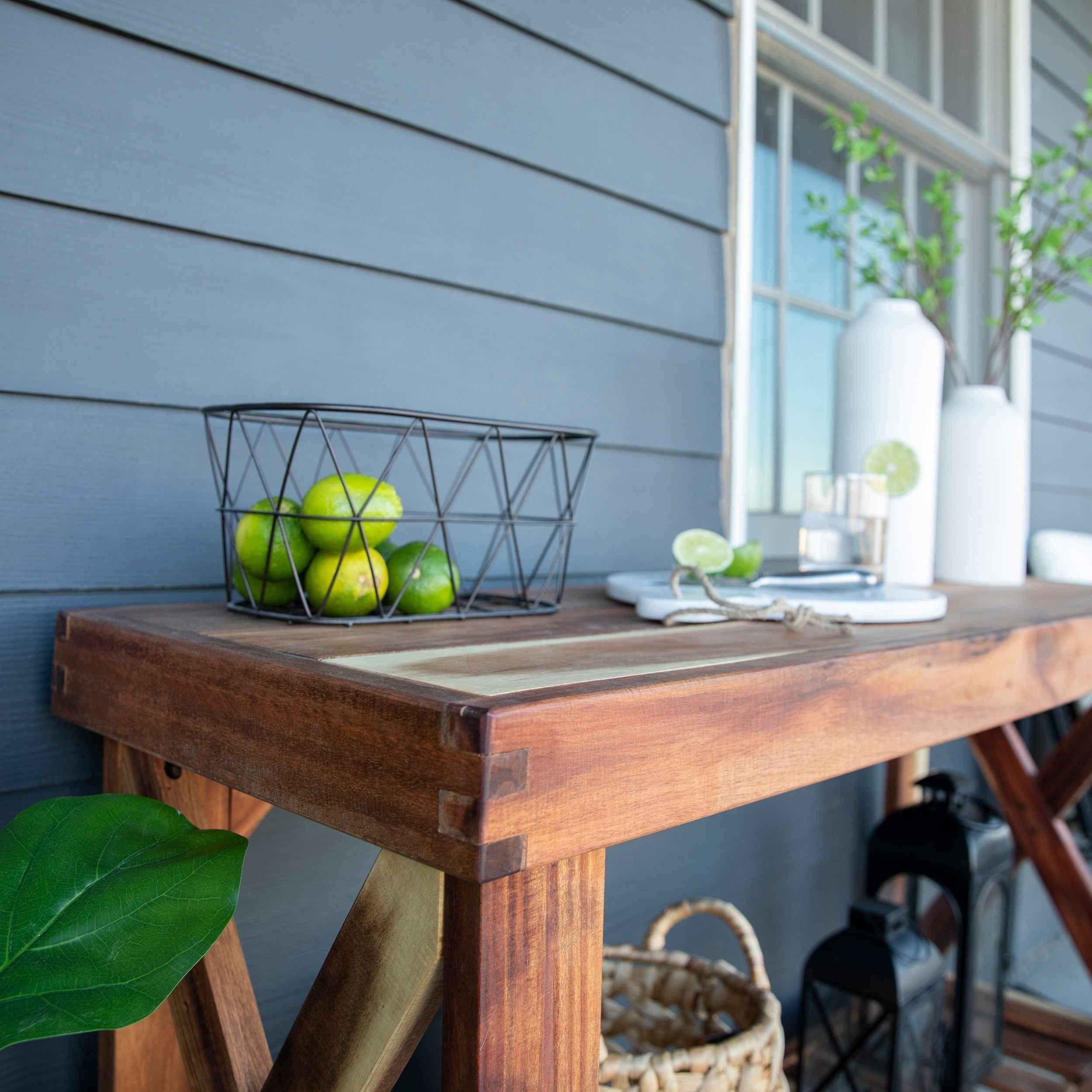 Backyard Discovery Console Table - Acacia.