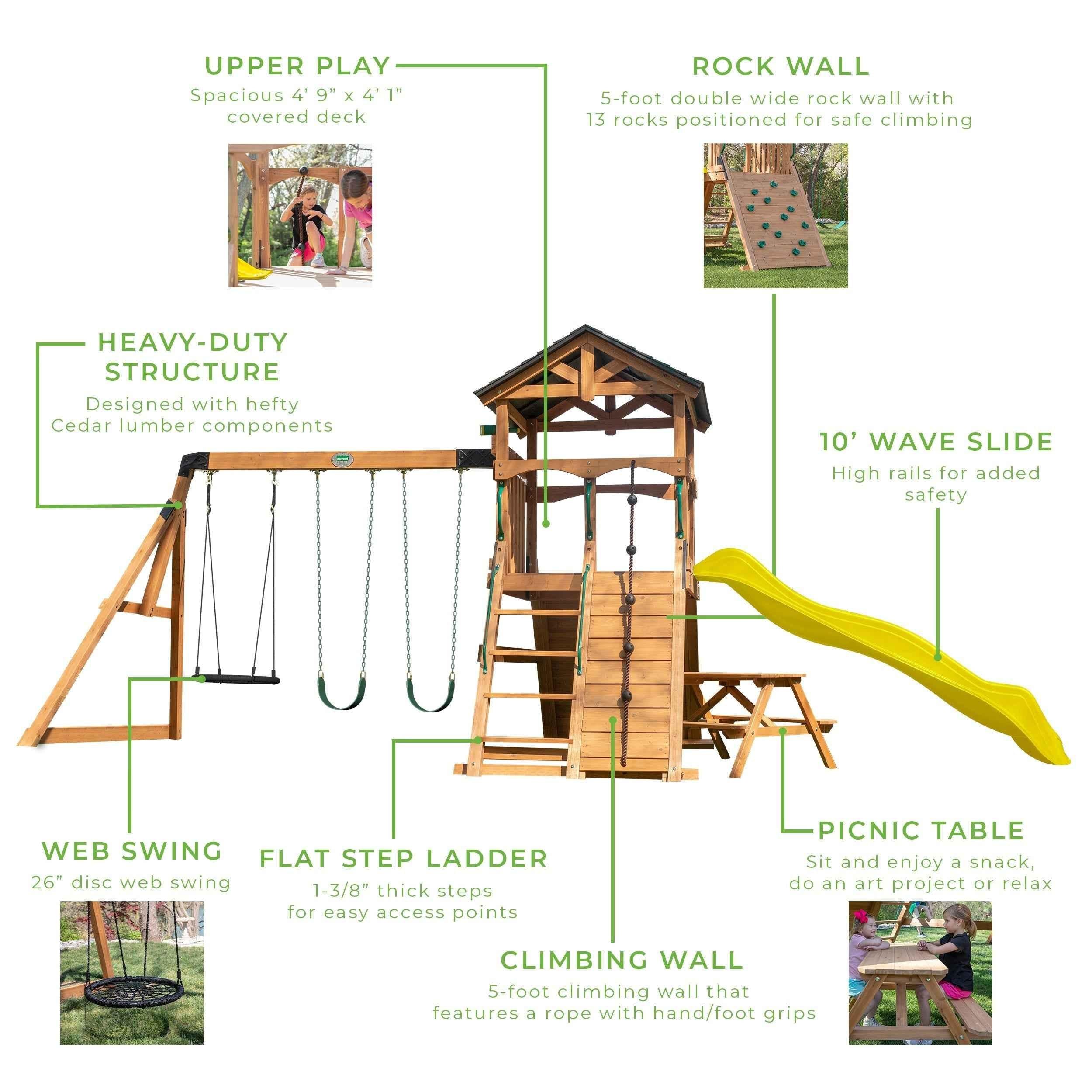 Backyard Discovery Endeavor II Swing Set