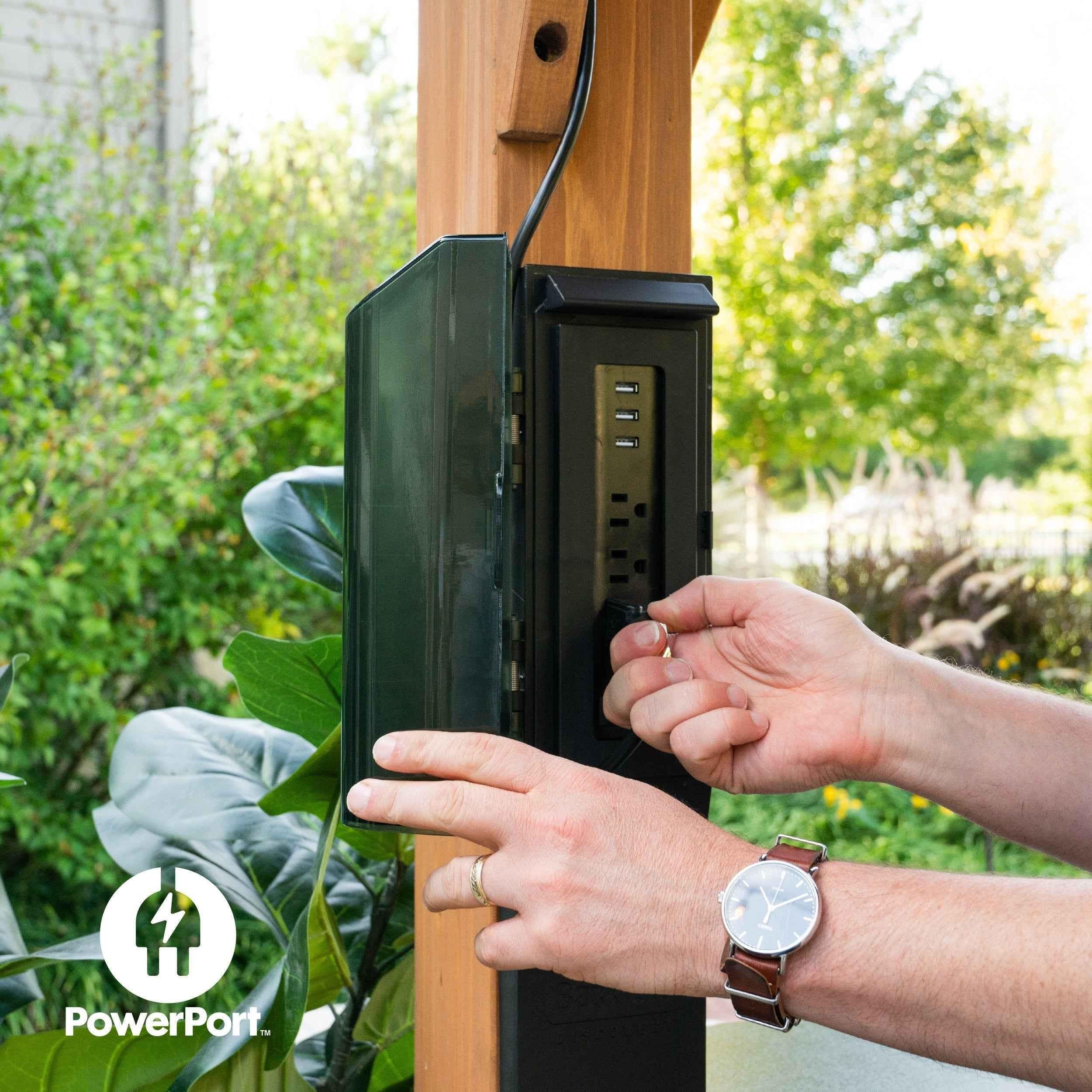 Backyard Discovery Granada Grill Gazebo with Outdoor Bar.