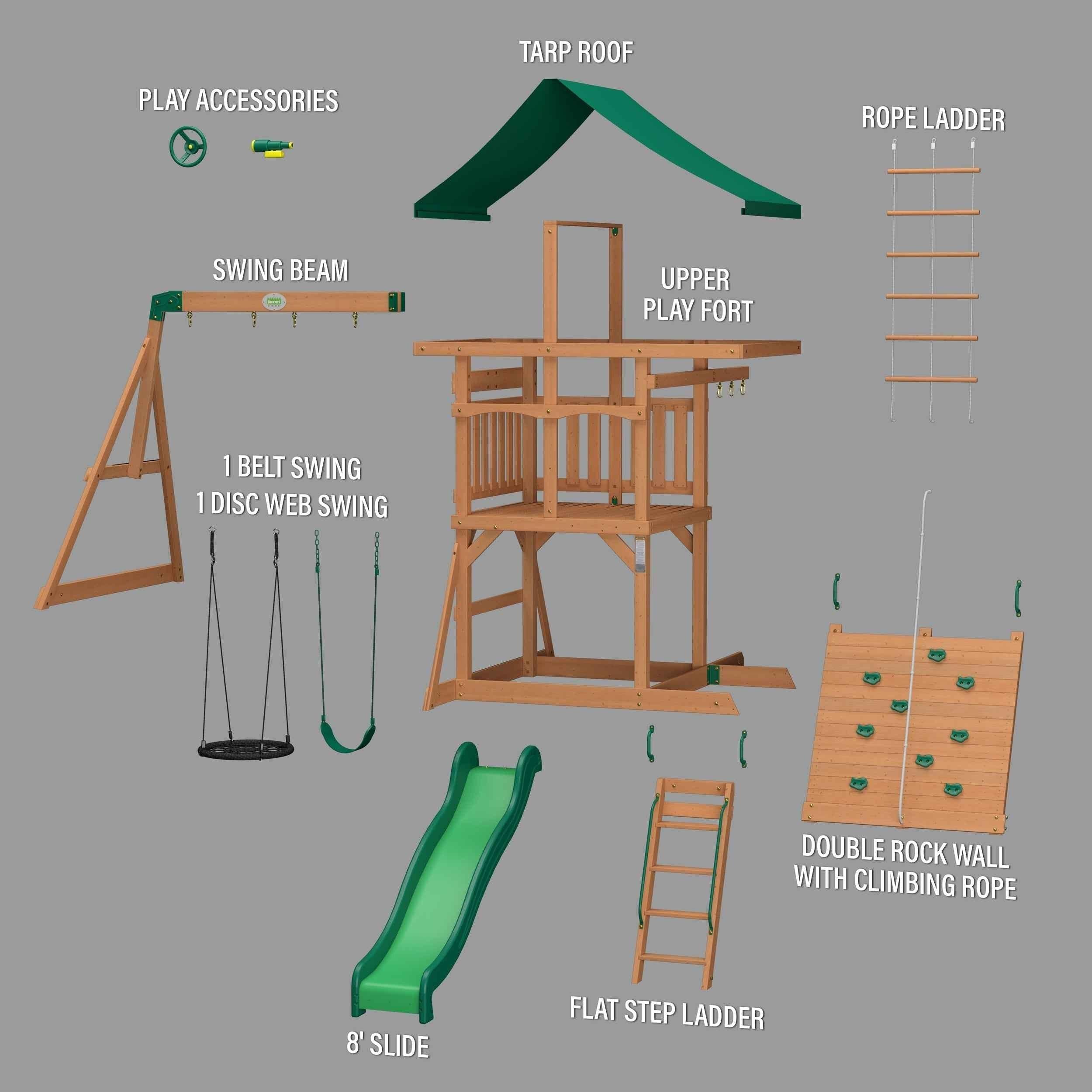 Backyard Discovery Grayson Peak Swing Set.