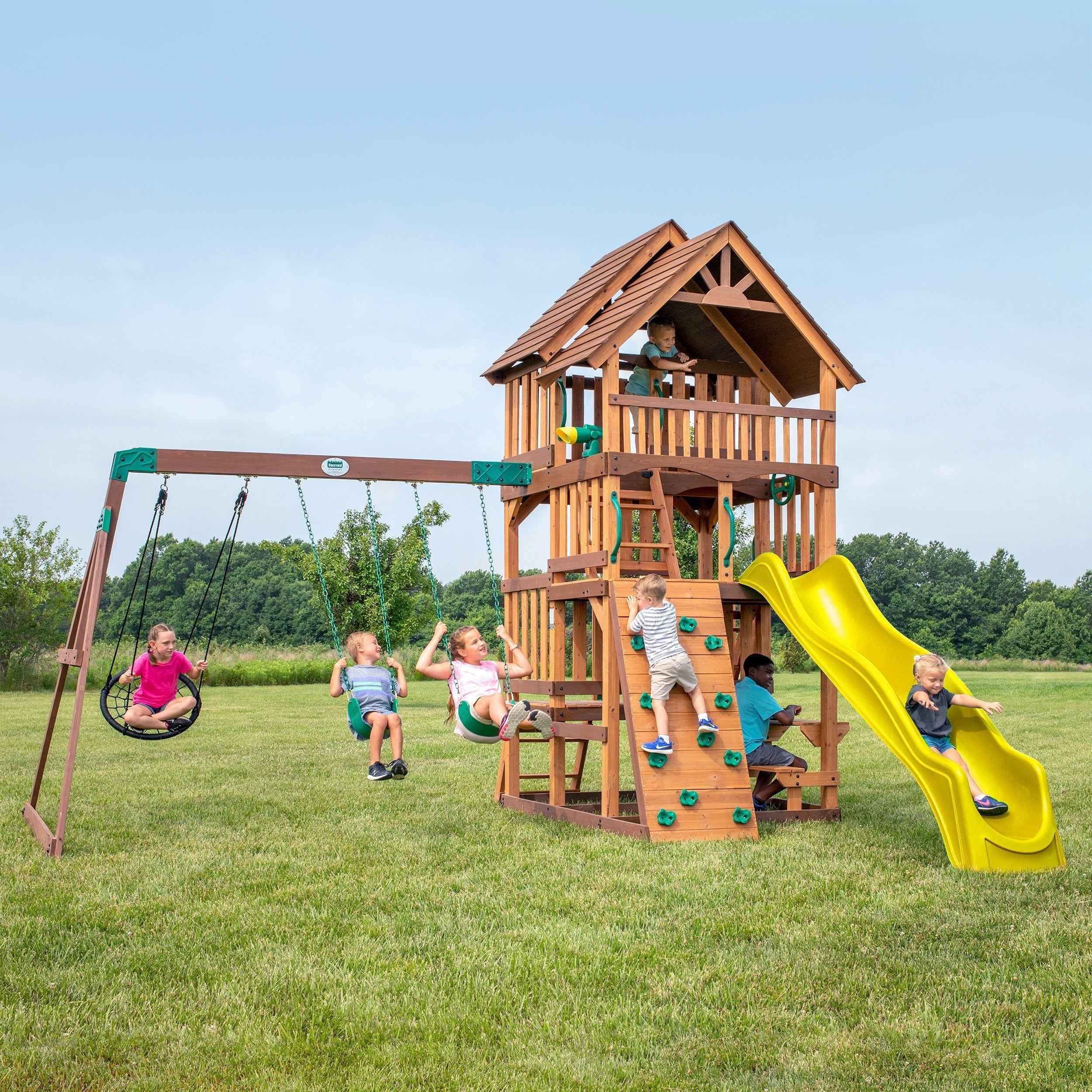 Backyard Discovery Highlander Swing Set