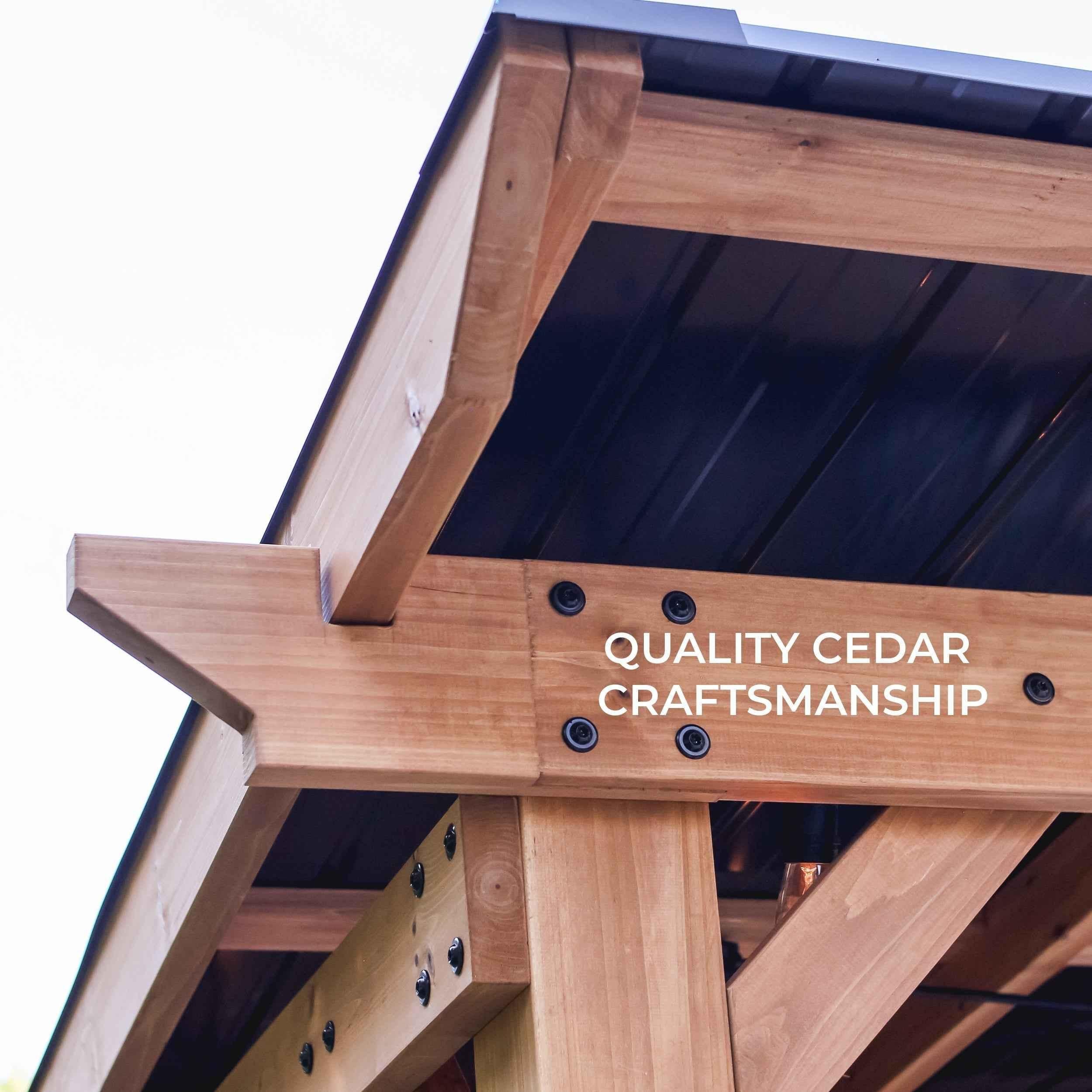 Backyard Discovery Cedar Springs Outdoor Bar.