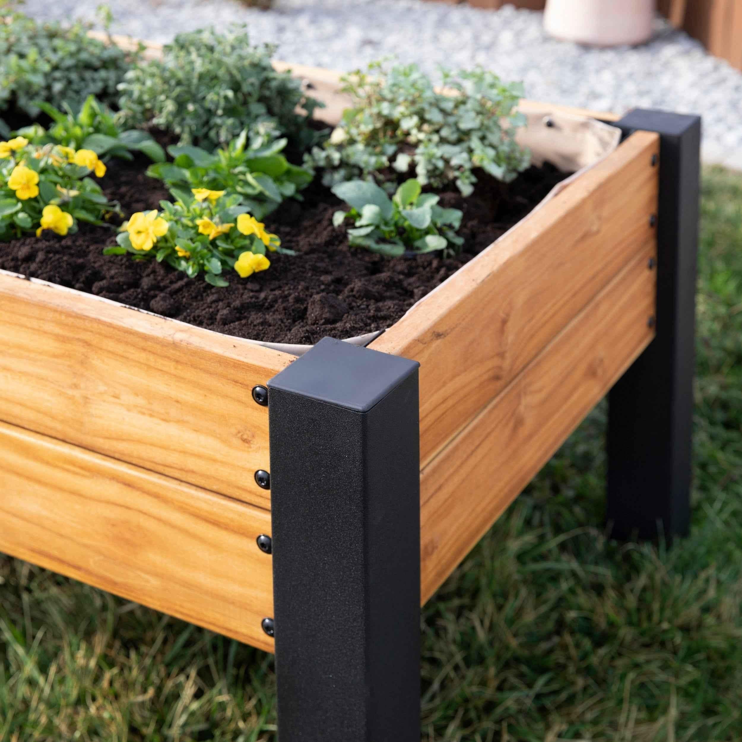 Backyard Discovery Raised Planter 100% Authentic Teak Wood.