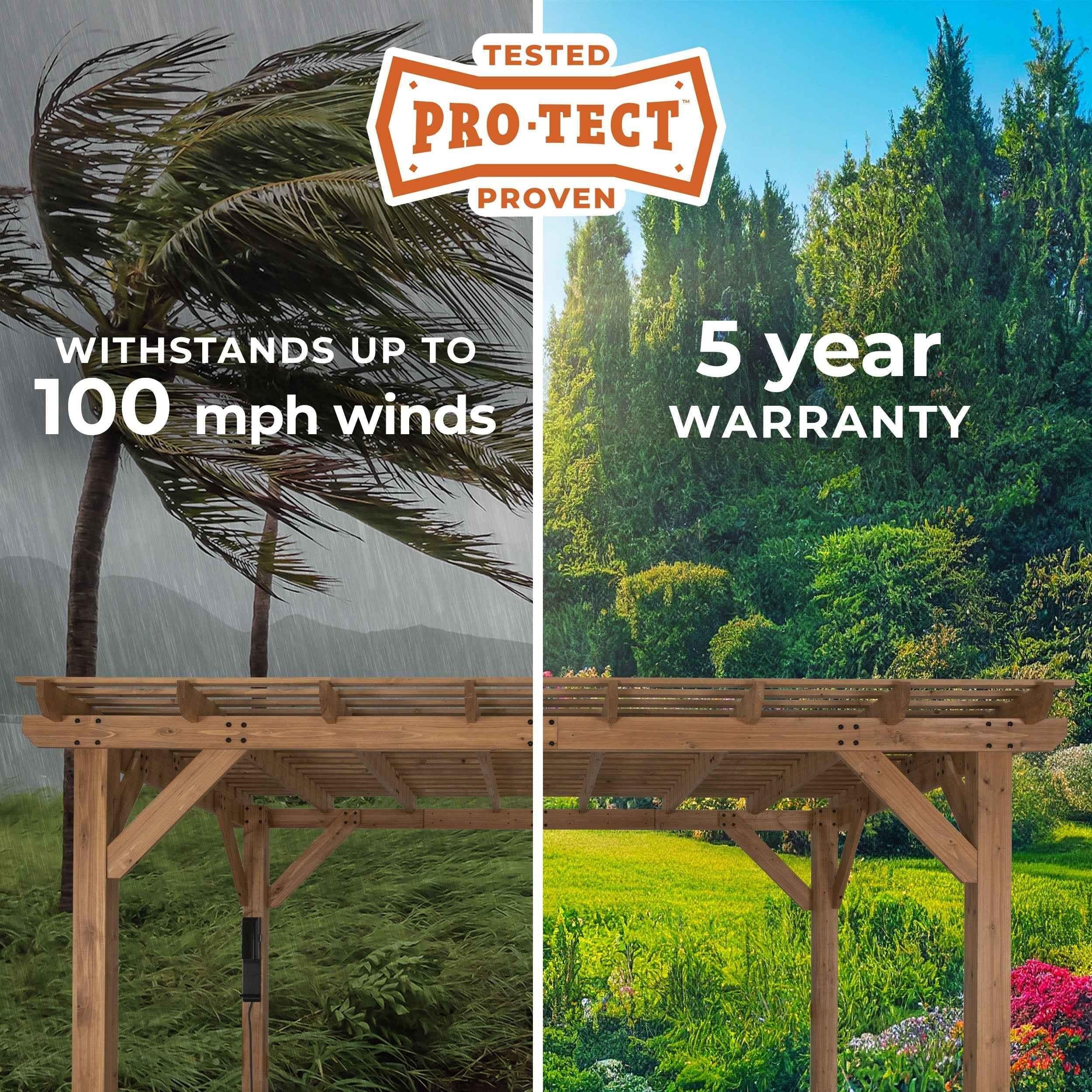 Backyard Discovery 14x10 Delray Pergola.